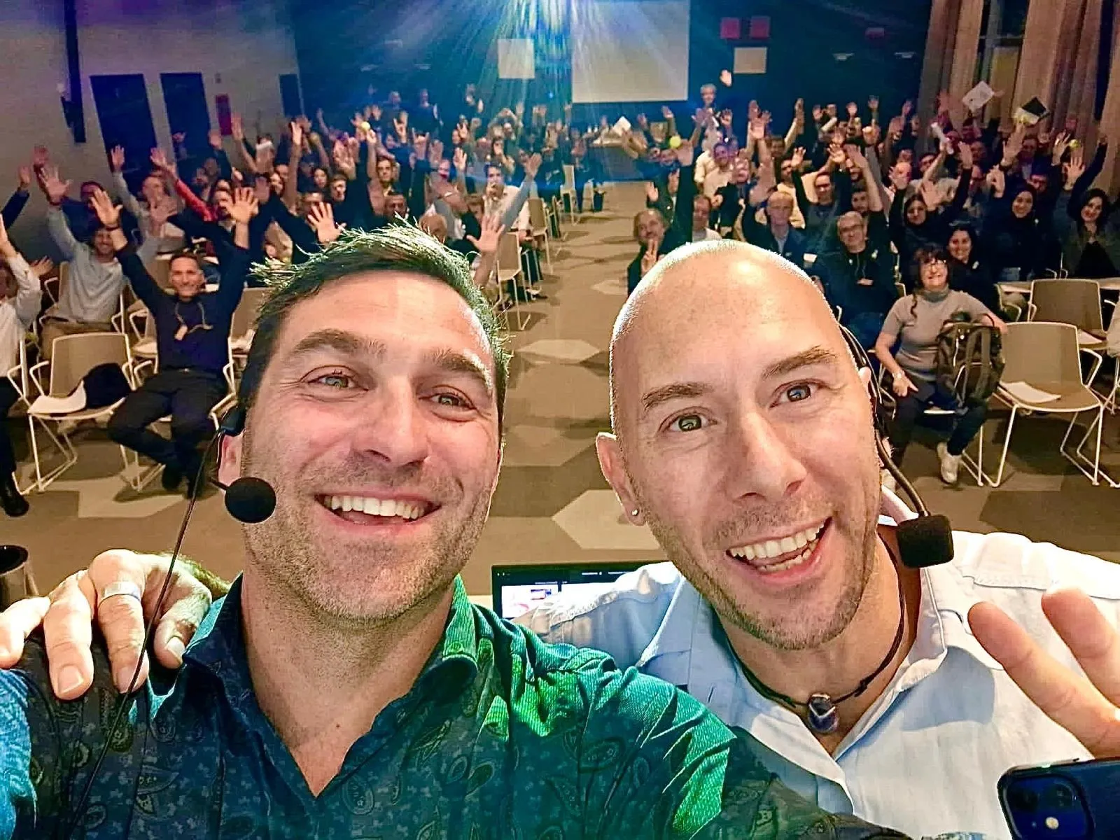 Igor e Graziano con i partecipanti